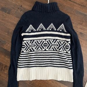 J.Crew turtleneck Fair isle sweater